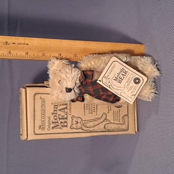 1998 Boyds Limited Edition Mohair Bear 7" Adams F. Bearington - Picture 6 of 9